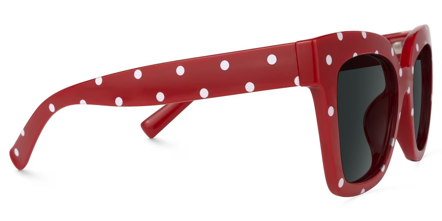 Malcolm Tr90 Red-Dot Frame Sunglasses | ZEELOOL UK2