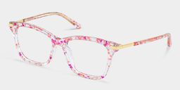 Eliot Pink Rectangle Glasses3