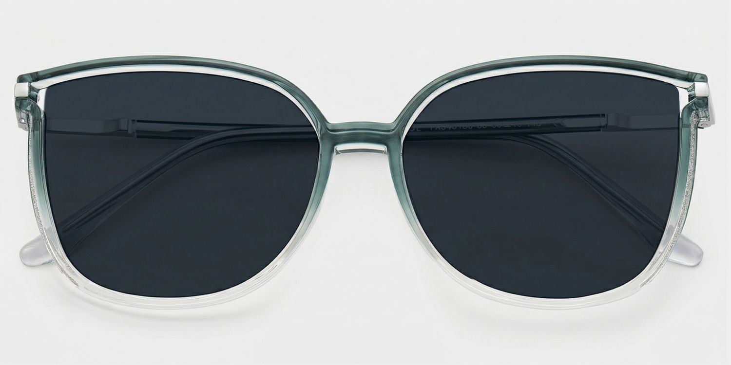 Rodz Square Green Full Rim Sunglasses | ZEELOOL UK1