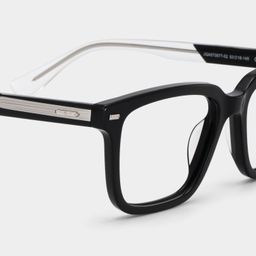 George Black Rectangle Glasses5