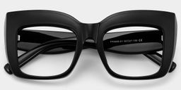Alberta Black Square Glasses1