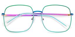 Wade Iridescent Square Glasses2
