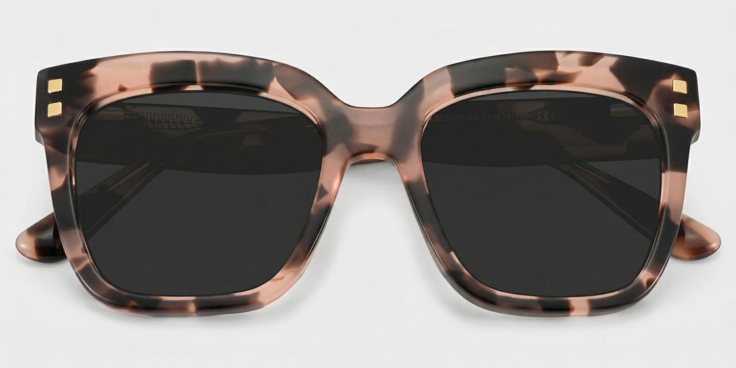 Minguela Square Pink-Tortoise Sunglasses for Women & Men | ZEELOOL UK1