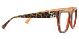 Tamarrah Leopard Cat eye Glasses4