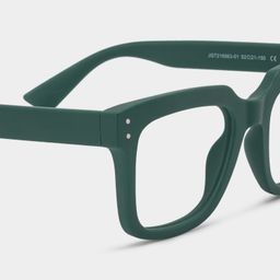 Liizbeett Green Square Glasses4