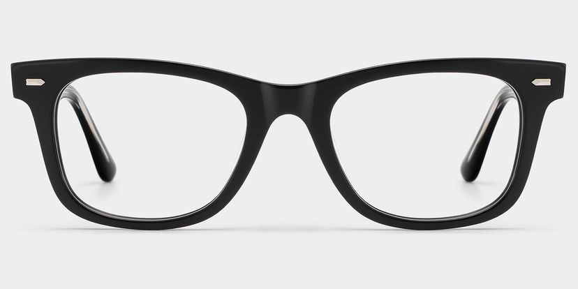 Robert Black Rectangle Glasses