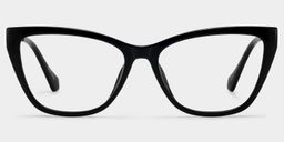 Celeste Black Cat eye Glasses1
