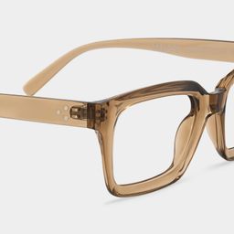 Grover Beige Rectangle Glasses6