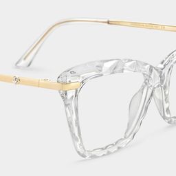 Juliet Clear Rectangle Glasses4