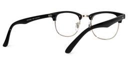 Hacker Black Browline Glasses3