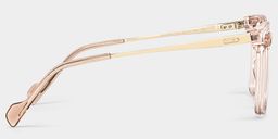 Zeyna Beige Square Glasses4