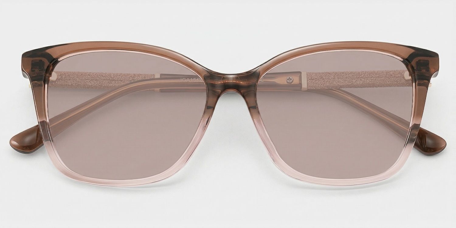 Finnian Acetate Brown Butterfly Frame Sunglasses | ZEELOOL UK1