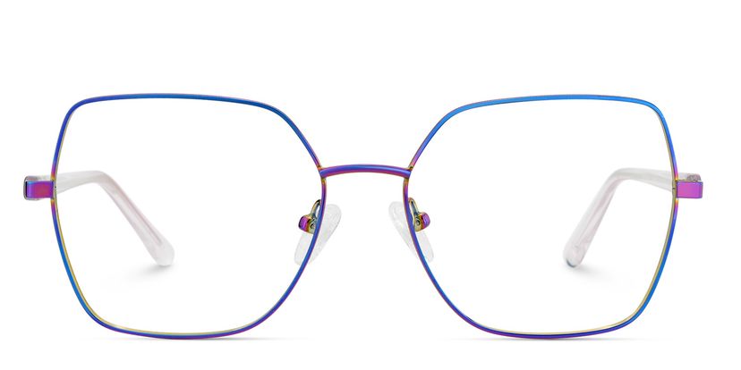 Billie Iridescent Geometric Glasses