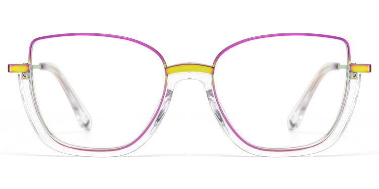 Coleman Iridescent Square Glasses