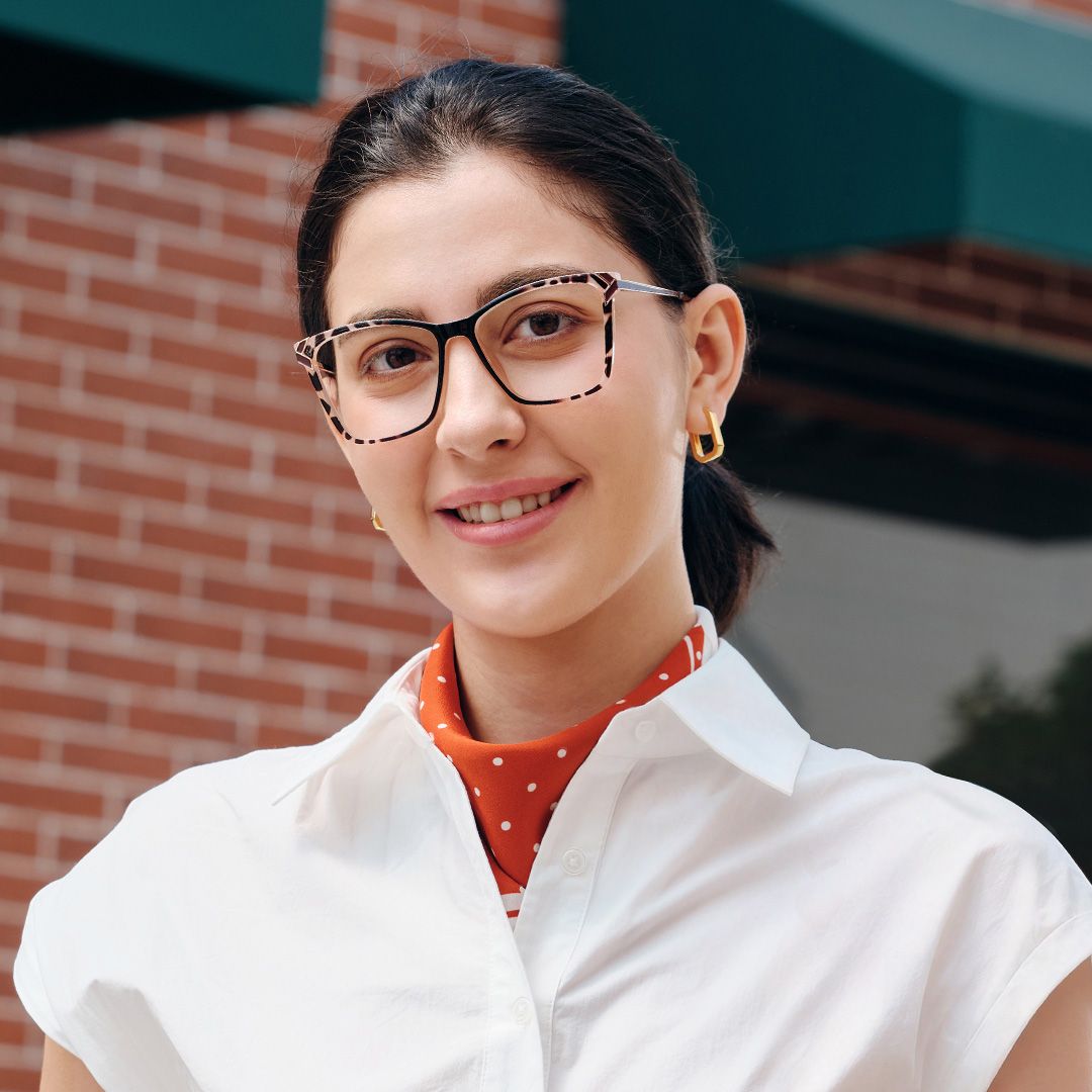 Tricee square Tortoise shell Eyeglass Frames For Women | Zeelool7