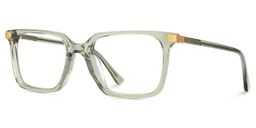Goveo Green Rectangle Glasses2