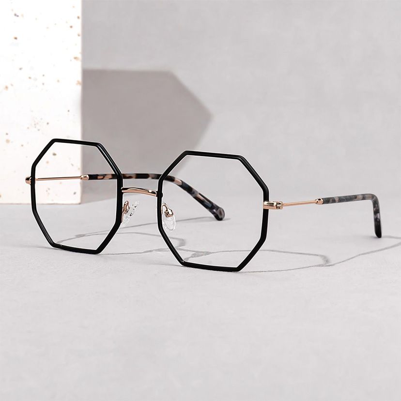 Griffith Black Geometric Glasses