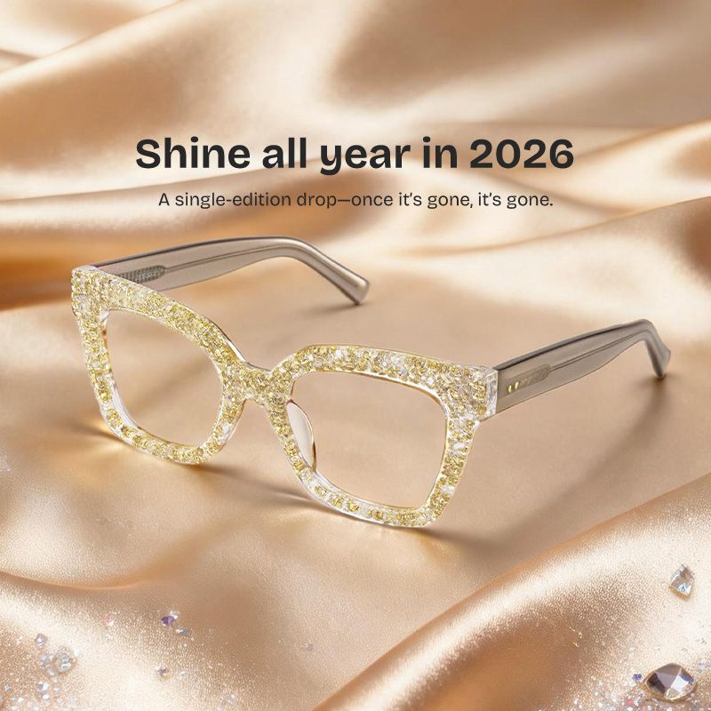 Renata Silver Square Glasses