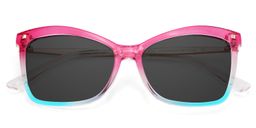 Isaebella Pink Blue Butterfly Sunglasses1