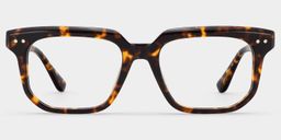 Michael Tortoise Square Glasses1