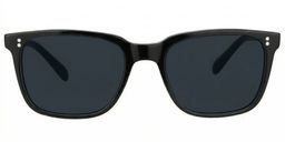 Lamont Black Rectangle Sunglasses0
