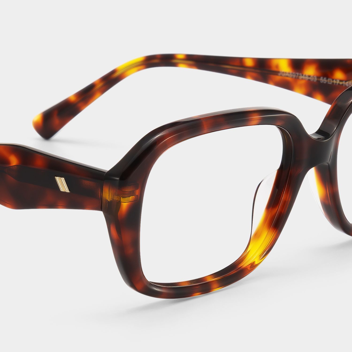 Rowan Brown Tortoise Rectangle Glasses for Women | ZEELOOL4