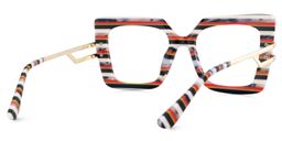 Poutine Multicolor Square Glasses4