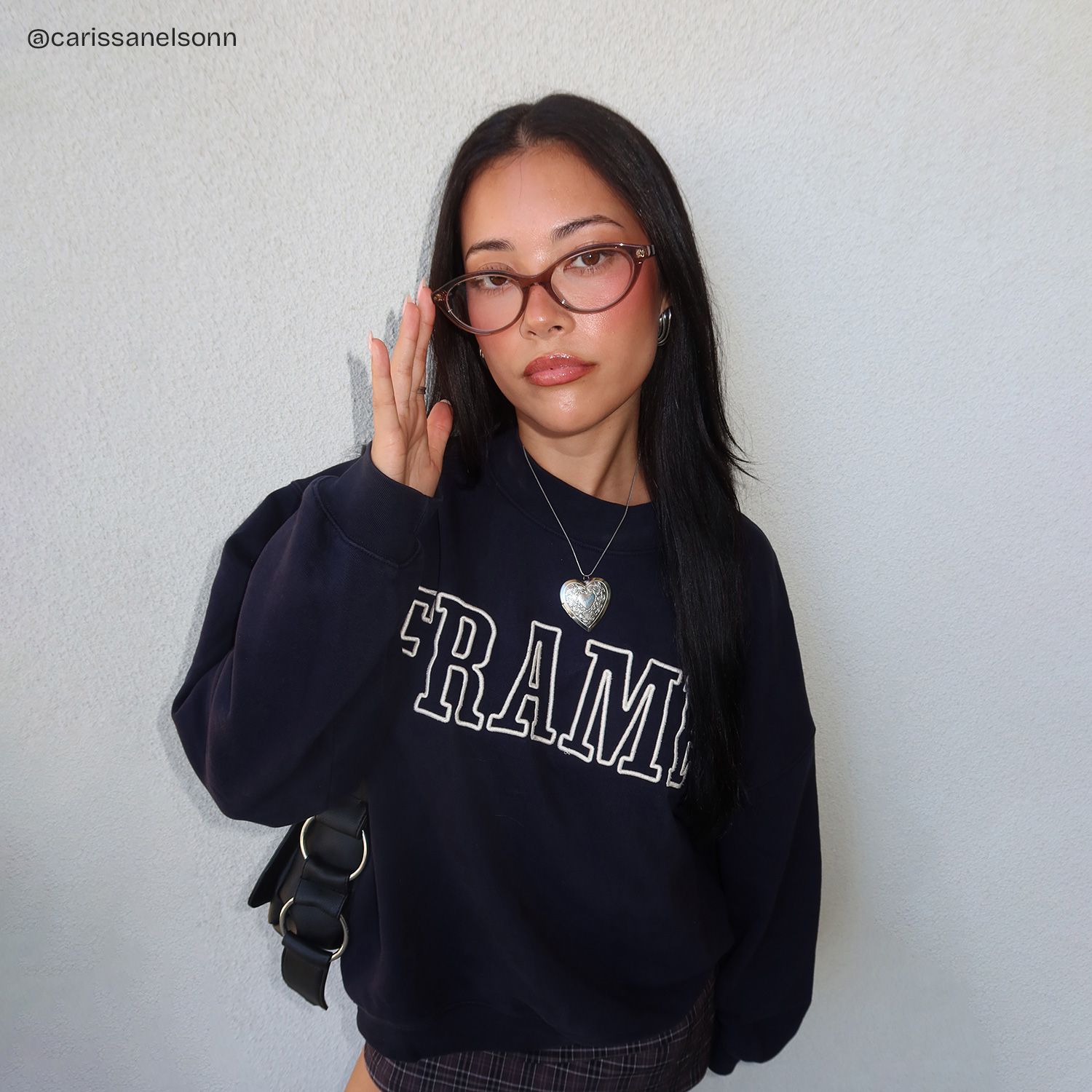 Ashby Brown Narrow Oval-Frame Glasses | Effortless Varsity7