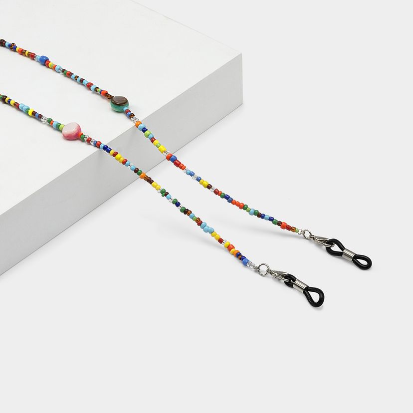 Colorful Round Glitter Eyeglasses Chains