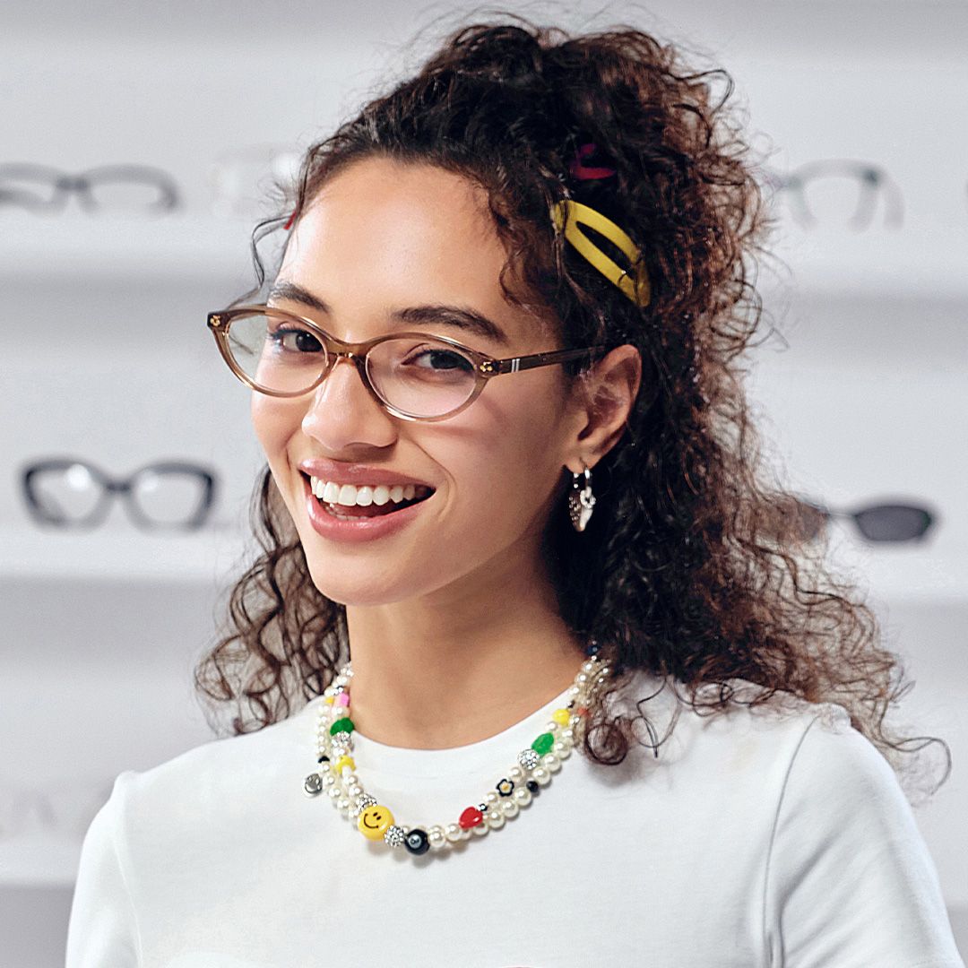Ashby Brown Narrow Oval-Frame Glasses | Effortless Varsity5