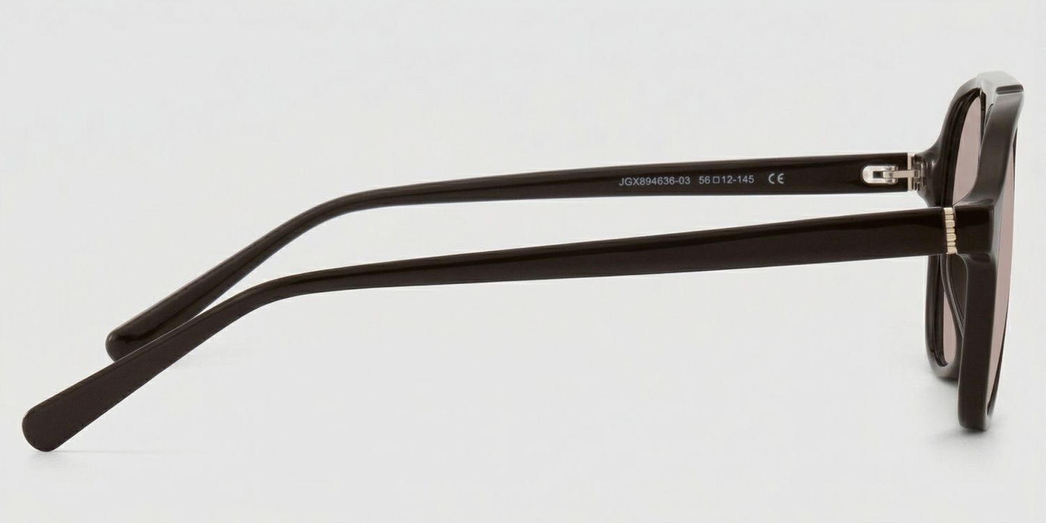Drew Tr90 Dark Brown Aviator Frame Sunglasses | ZEELOOL UK3
