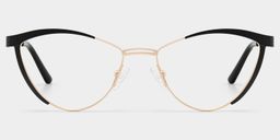 Sydney Black Cat eye Glasses0