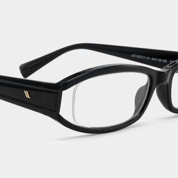 Willow Black Rectangle Glasses4