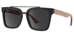 Pascal Black Aviator Sunglasses2