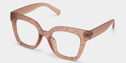 Malcolm Matte Brown Square Glasses3