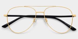 Paige Gold Aviator Glasses1
