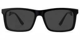 Osvaldo Black Rectangle Sunglasses0