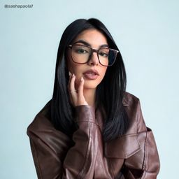 Jude Brown Square Glasses5