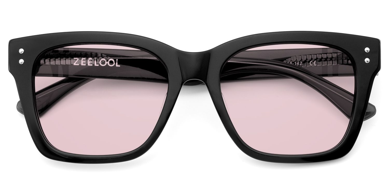 Gaydeh Acetate Black Frame Sunglasses | ZEELOOL UK1