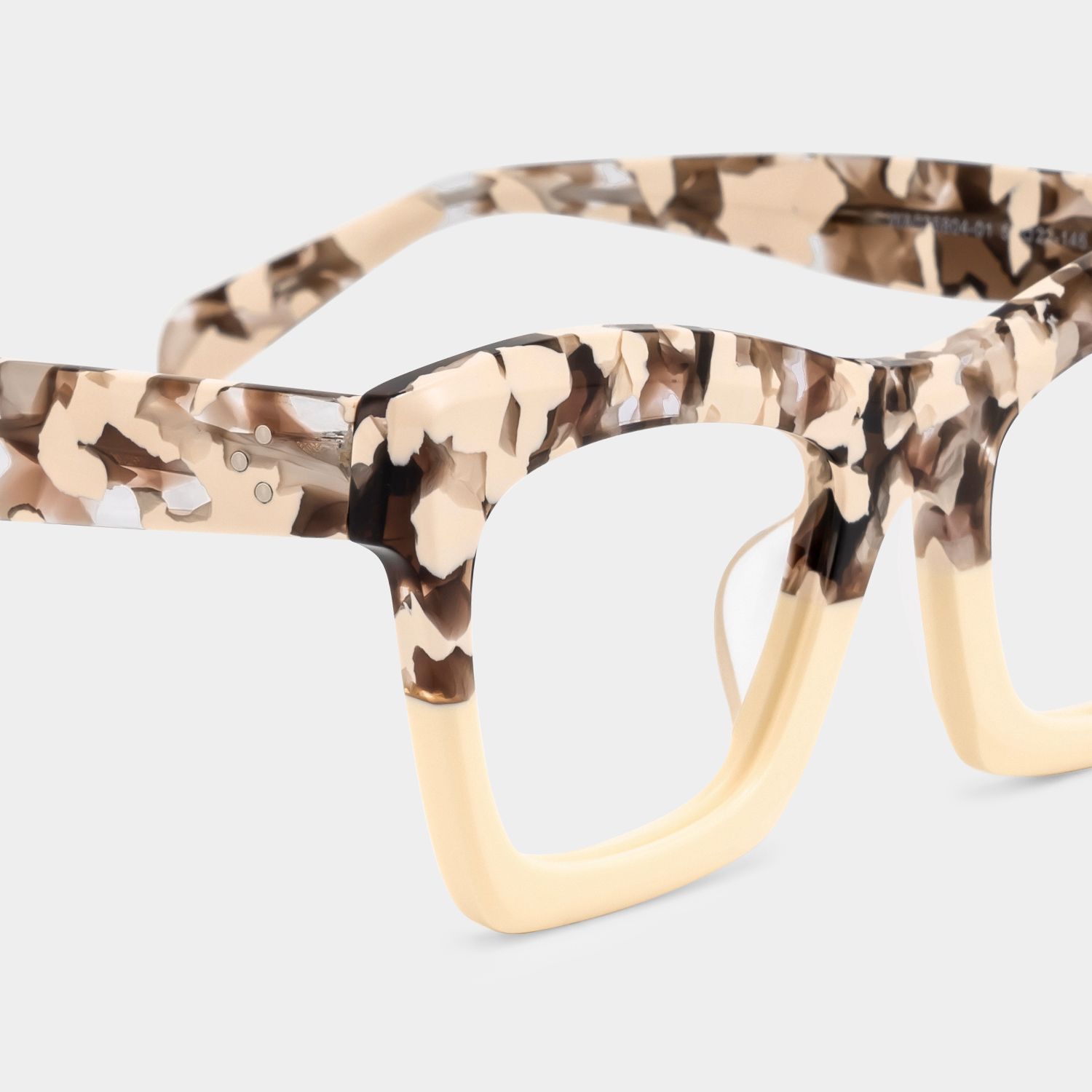 Benitez Square Two-Tone Frame and Pescription Glasses4