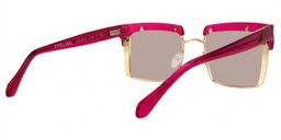 Kiana Bright-Pink Square Sunglasses3