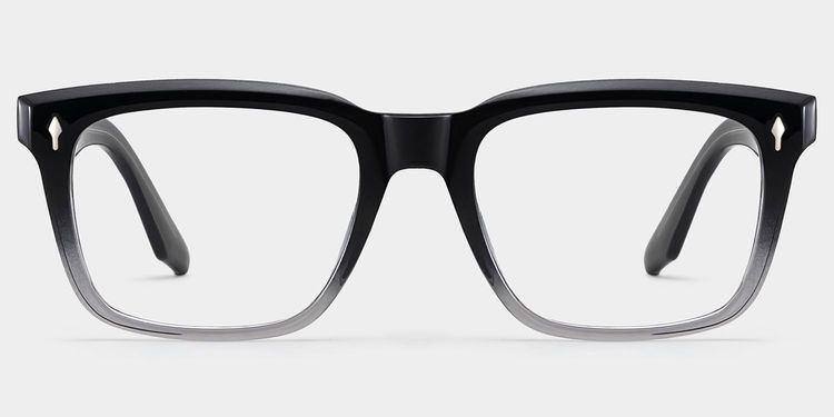 Fletcher Black Rectangle Glasses