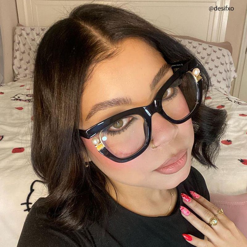 Pearl - Cat Eye Glasses with Pearls11