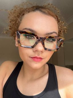 Nevaeh Tortoise Square Glasses10