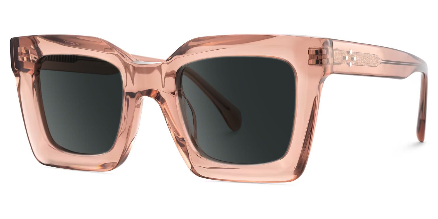 Lobo Tr90 Beige Square Frame Sunglasses | ZEELOOL UK2