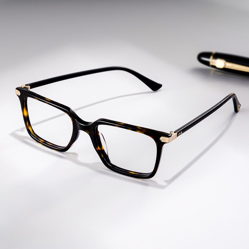 Goveo Tortoise Rectangle Glasses