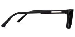 Daniel Black Rectangle Sunglasses2