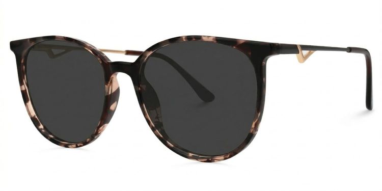 Chanty Tortoise Round Sunglasses