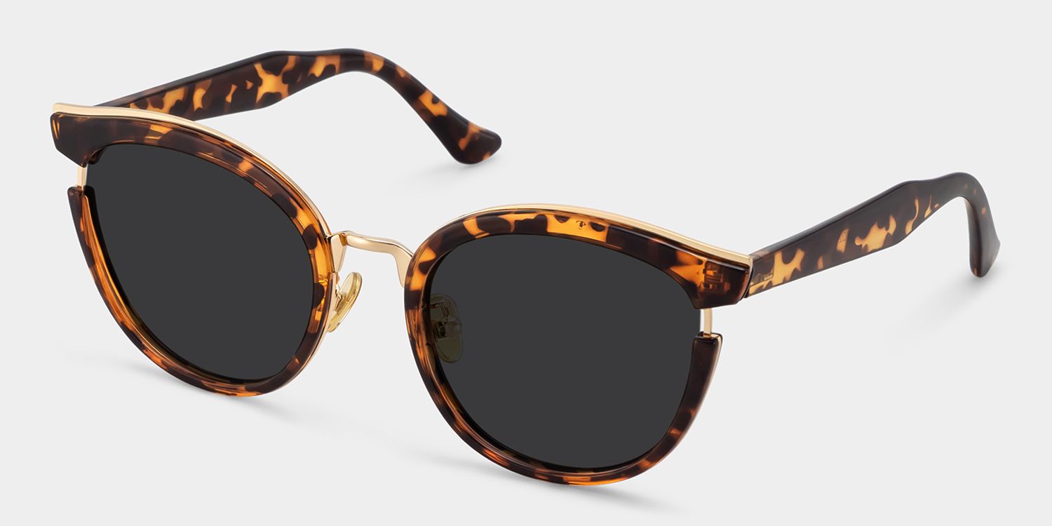 Laraine Cat Eye Tortoise Sunglasses for Women & Men | ZEELOOL UK2