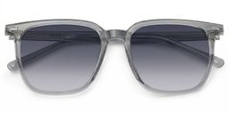 Eliza Grey Square Sunglasses1